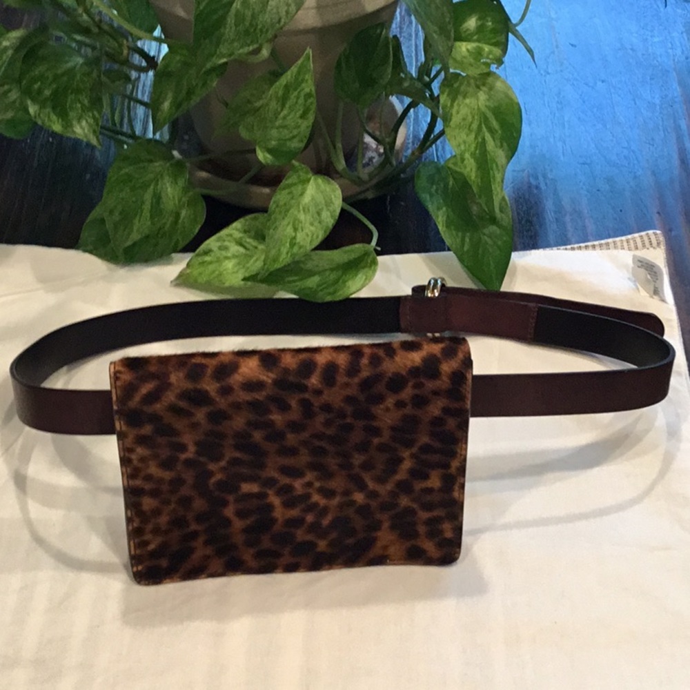 J.Jill Leather Belt 👛 Purse. Made in Italy. EUC!👜